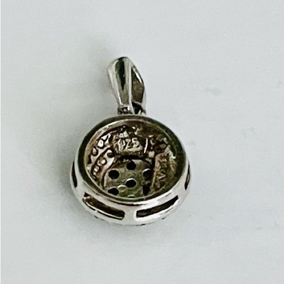 Black Diamond Art Deco Style Pendant/Charm - Picture 4 of 4